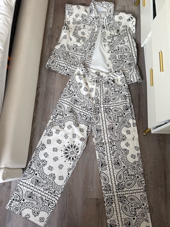 Pants - Mayka paisley print set